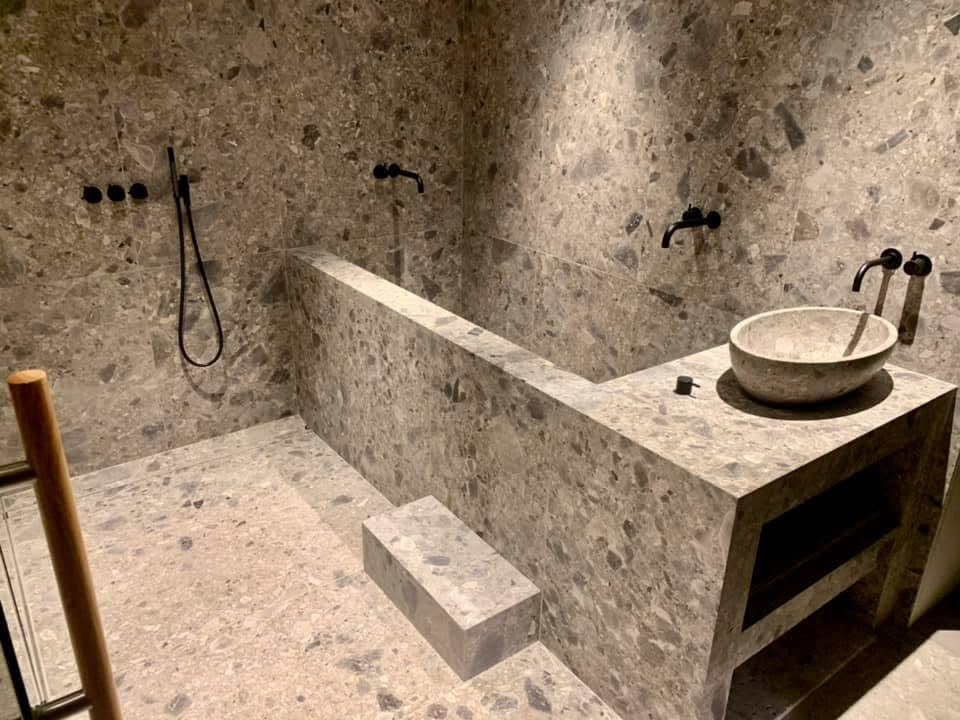 Bespoke stone bathroom